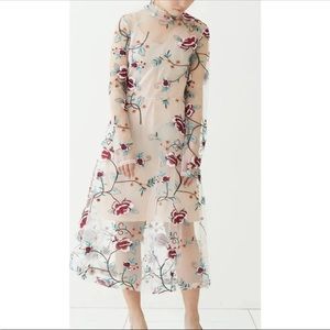 Endless Rose Illusion Floral Lace Dress